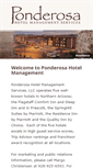 Mobile Screenshot of ponderosahotelmanagement.com